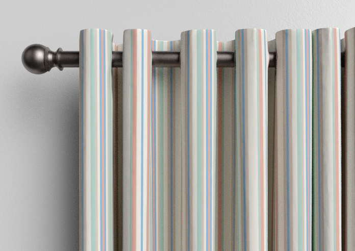 The British Stripe Co. Elizabeth, Brighton No.1 - Made to Measure Curtains - Image 12